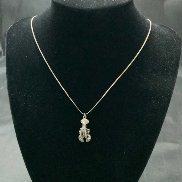 Jewelry - Pewter Lobster (or Crawfish) Necklace
